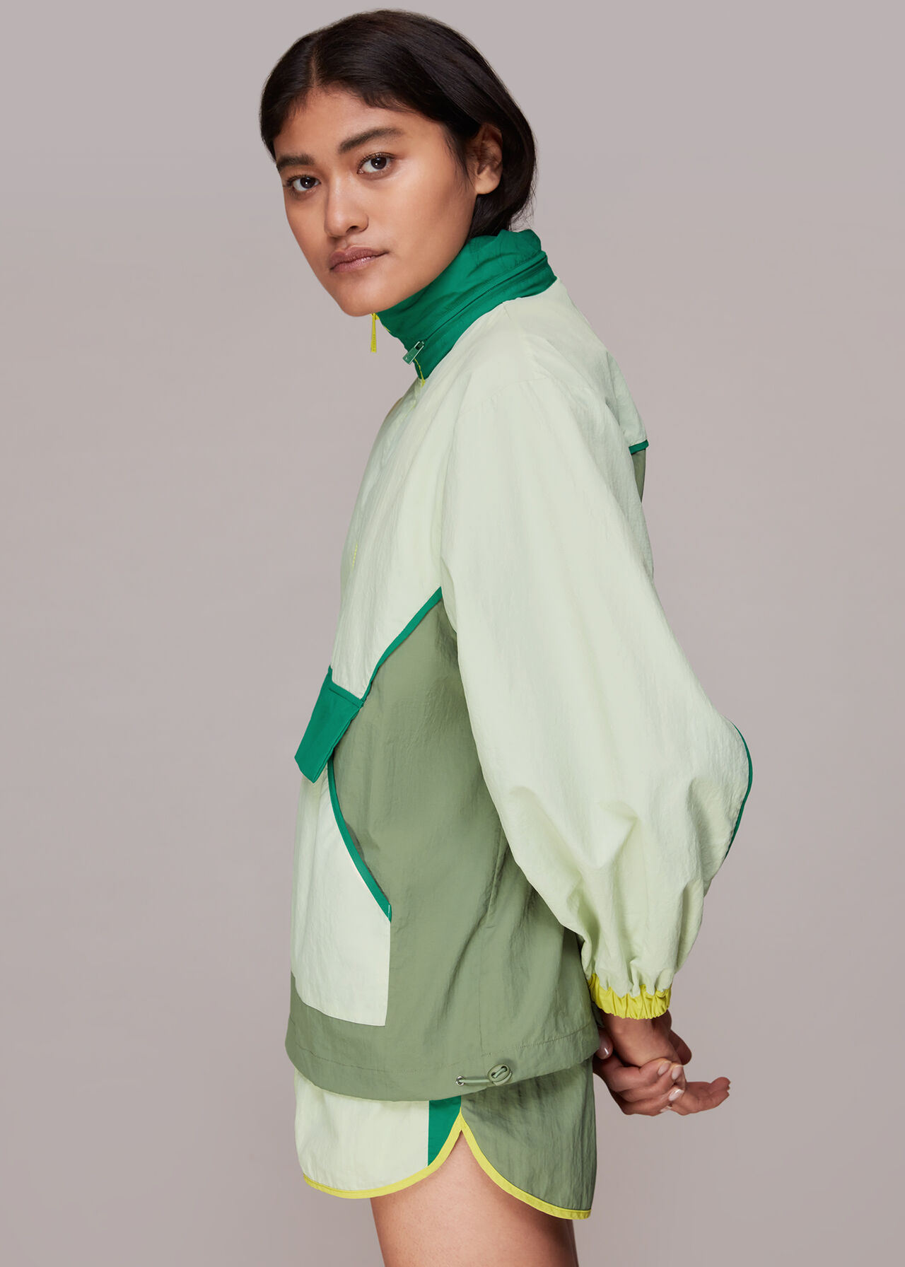 Colour Block Anorak